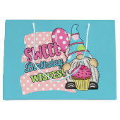 schattige feestelijke feestdag groot cadeauzakje (Voorkant)