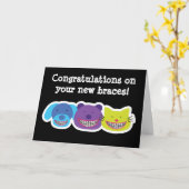 Schattige felicitaties met uw nieuwe beugel kaart (Gele Bloem)