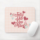 Schattige Feliz Dia Das Mães | Muismat (Met muis)