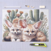 Schattige Fennec Fox Animal Tissuepapier (Craft)