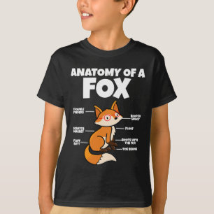 Schattige Fennec Fox I Fox Lover I anatomie of a f T-shirt