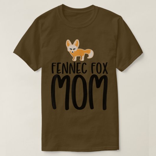 Schattige Fennec voor mama  T-shirt (Design voorkant)