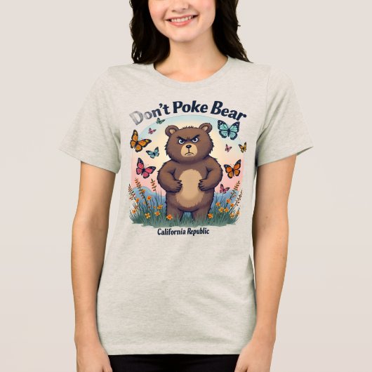 Schattige & Fierce Beer Graphic T-Shirt – Californ (Voorkant)