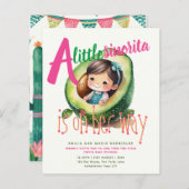 Schattige Fiesta Meisje Baby shower Sinorita BUDGE (Voorkant / Achterkant)