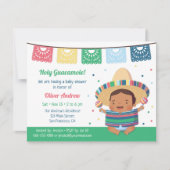 Schattige Fiesta Mexicaans Baby shower Kaart (Voorkant)