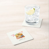 Schattige Fiesta Nacho Gemiddeld Baby shower Aange Kartonnen Onderzetters (Insitu)