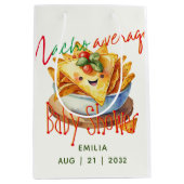 Schattige Fiesta Nacho Gemiddeld Baby shower Aange Medium Cadeauzakje (Voorkant)