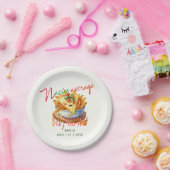 Schattige Fiesta Nacho Gemiddeld Baby shower Aange Papieren Bordje (Feest)