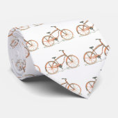 Schattige fiets stropdas (Opgerold)