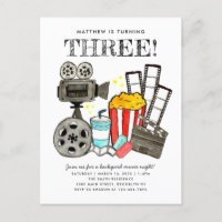 Schattige Film Night Cinema Watch Party Kinderen V