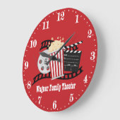 schattige filmpopcorn voegt naamtheater toe grote klok (Hoek)