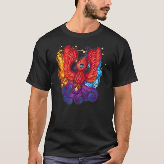 Schattige Firebird Rising Phoenix Art T-shirt Kind (Voorkant)