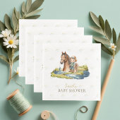 Schattige Fisherman's Derby-Baby shower Servet