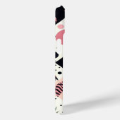 Schattige Flamingo Geometrisch Case-Mate iPhone Case (Achterkant / Rechts)