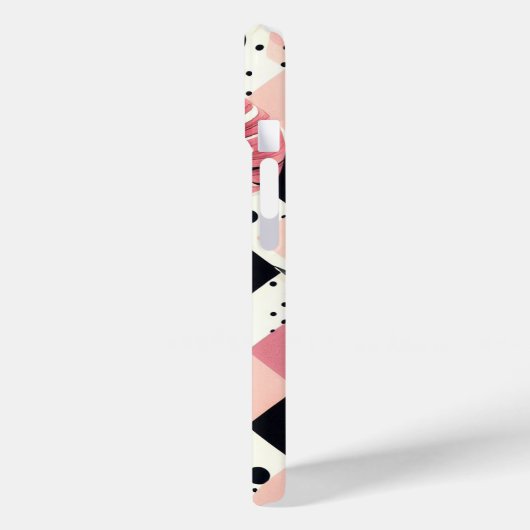 Schattige Flamingo Geometrisch Case-Mate iPhone Case (Achterkant / Links)