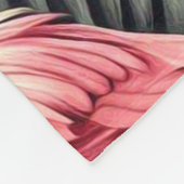 Schattige Flamingo Geometrisch Fleece Deken (Hoek)