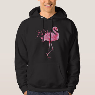 Schattige Flamingo Ik Hou Van Jou ASL Amerikaanse Hoodie