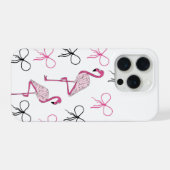 Schattige Flamingo iPhone Hoesje (Achterkant horizontaal)