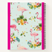 Schattige flamingo notitieboek (Achterkant)