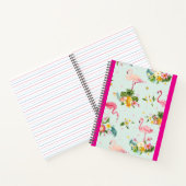 Schattige flamingo notitieboek (Binnen)