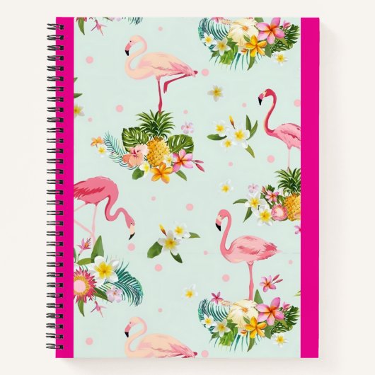 Schattige flamingo notitieboek (Voorkant)