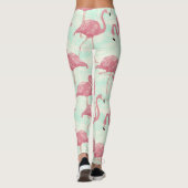 Schattige Flamingo patroon leggings (Achterkant)