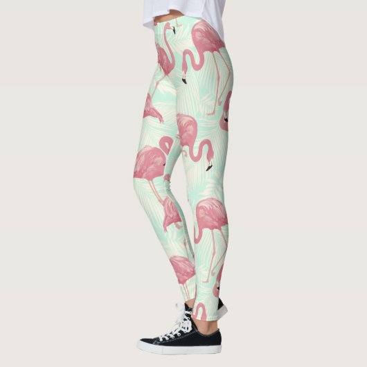Schattige Flamingo patroon leggings (Links)
