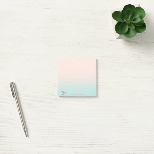 Schattige Flamingo's Post-it® Notes (Kantoor)