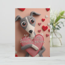 Schattige Flanel Puppy Met Hartjes Valentijns-Verj