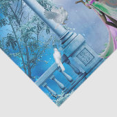 Schattige flauwte tissuepapier (Detail)