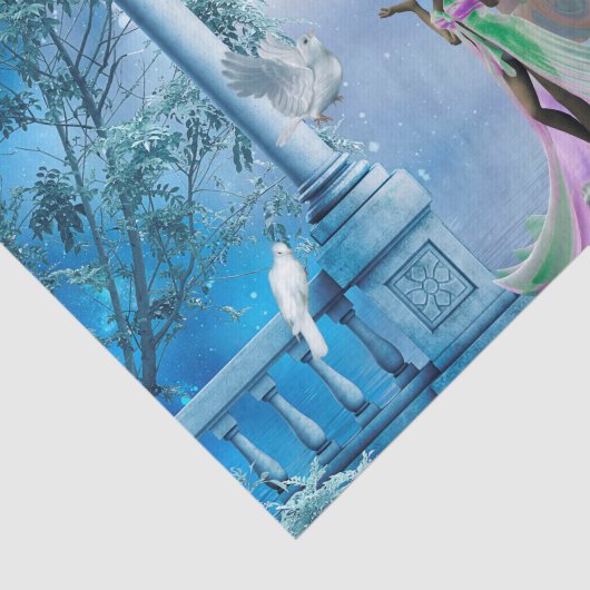 Schattige flauwte tissuepapier (Detail)