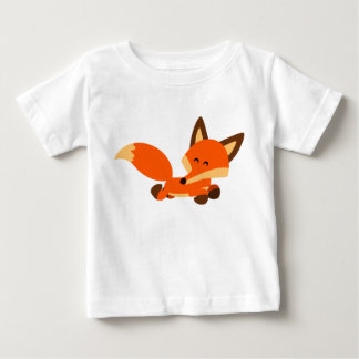 Schattige Fleet Cartoon Fox Baby T-shirt