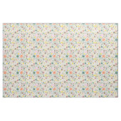 Schattige flora en gistweefsel wit stof (Fat Quarter)