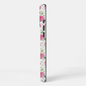 Schattige, floraal/roos herhalingspatroon iPhone hoesje (Linkerkant)