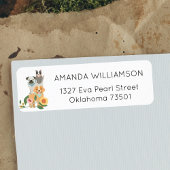 Schattige Floral Dog & Cat Pet Care Services White Etiket