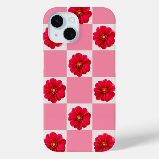 Schattige floral girly design Case-Mate iPhone case (Achterkant)