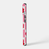 Schattige floral girly design iPhone 15 case (Linkerkant)