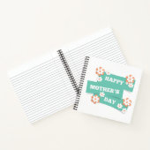 Schattige Floral Happy Moederdag | NOTITIEBOEK (Binnen)