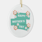 Schattige Floral Happy Moederdag | ORNAMENT (Rechts)