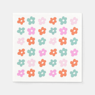 Schattige Floral Pattern Baby showers servet