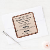 Schattige Florida cottage food label | koekjes (Envelop)