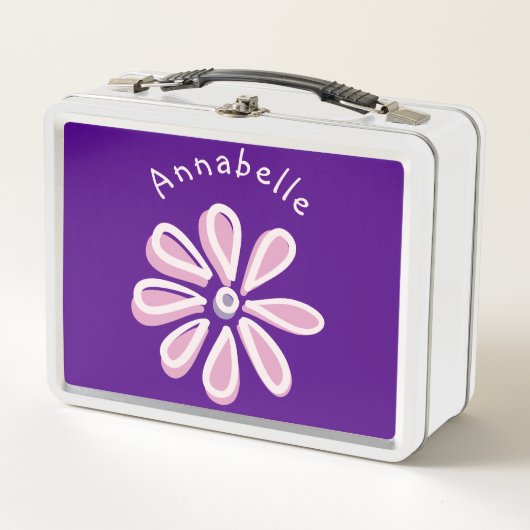Schattige Flower Doodle Jouw naam (Voorkant)