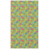 Schattige Flower Verjaardagsfeest Tafelkleed (Voorkant)