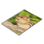 Schattige Fluffy Baby Chipmunk Notitieboek (Linkerzijde)