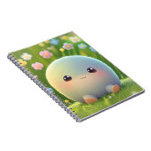 Schattige Fluffy Creature Journal - Soft Touch Not Notitieboek (Rechterzijde)