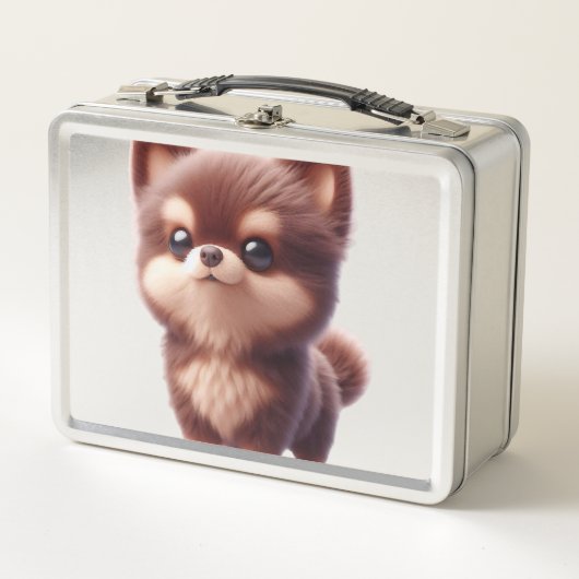Schattige Fluffy Puppy � Aardig Hond Ontwerp (Voorkant)