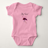 Schattige Fly Guy Vissers Flyfishing Forel Vliegen Romper (Voorkant)