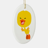 Schattige Flying Cartoon Duckling Ornament (Rechts)
