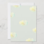 Schattige Flying Fox verjaardagsfeestje uitnodigin Kaart (Achterkant)