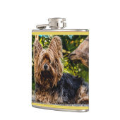 Schattige folie in de zoete Yorkshire doodsbeangst Heupfles (Links)